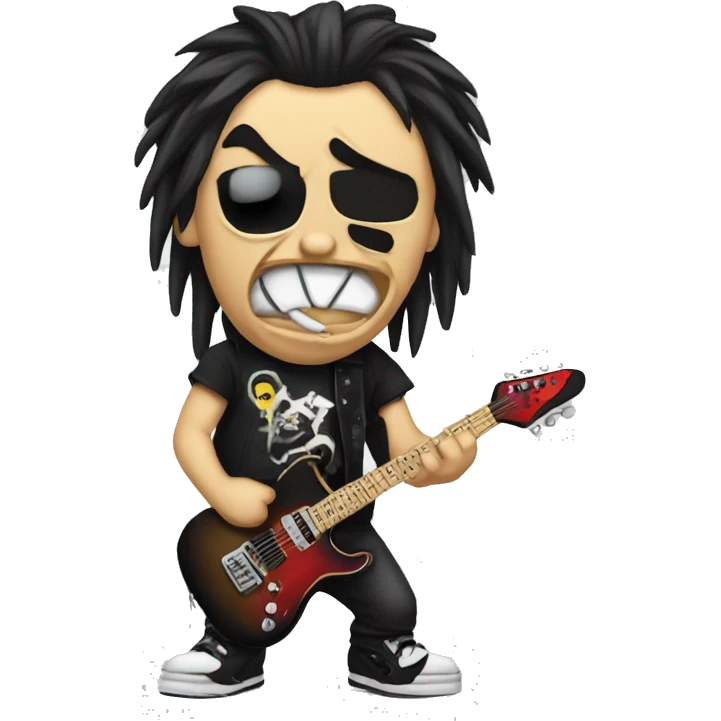 thrash hardcore punk rocker emoji