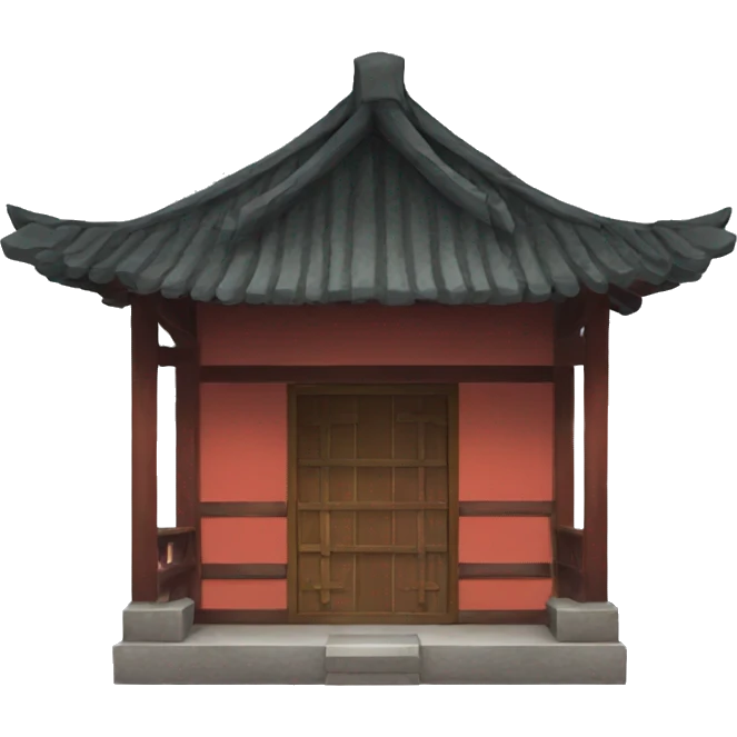 Chinese-style hut emoji