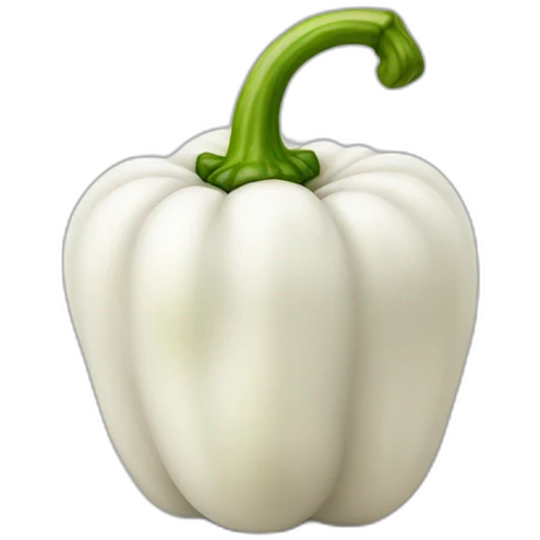 White Bulgarian Pepper emoji