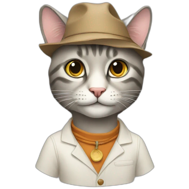 anthropologist-cat emoji