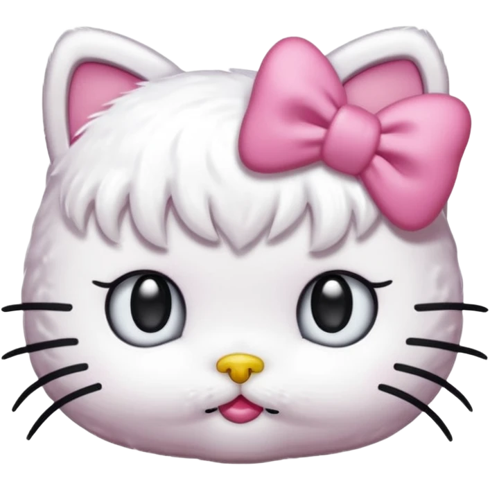 HELLOKITTY doing side eye  emoji