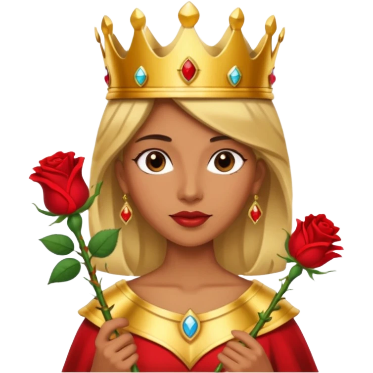 woman, Egypt, rose, scepter emoji