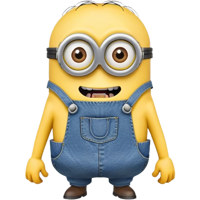 A scary minion emoji