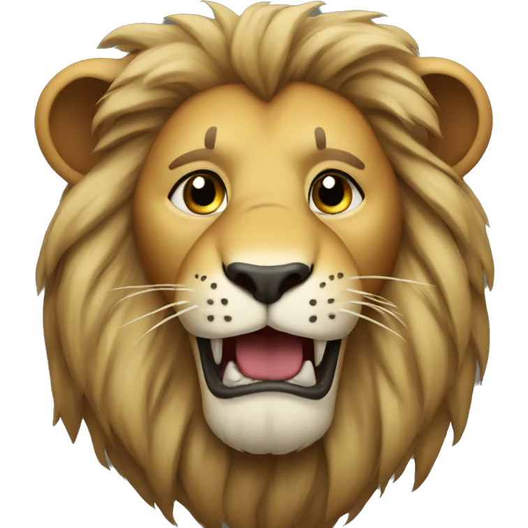 Lion with heart broken  emoji
