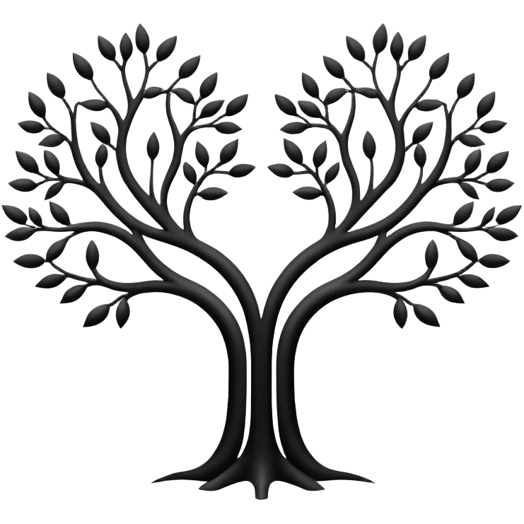two binary branch emoji