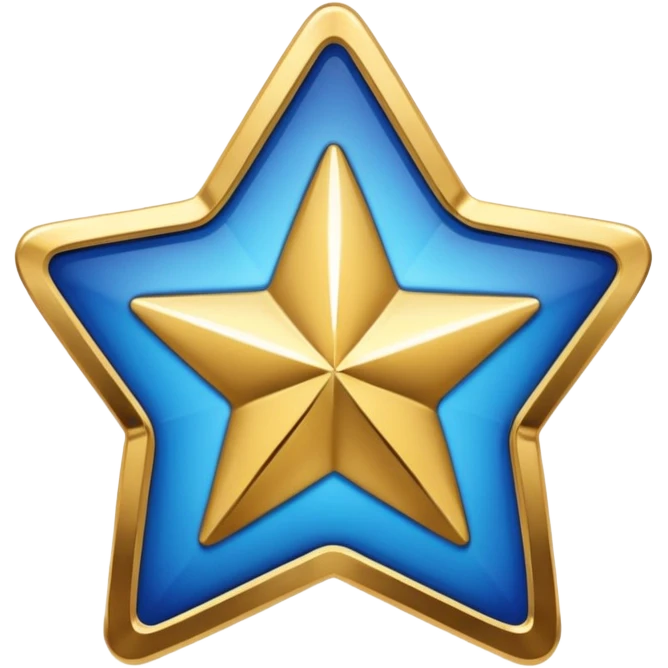 Verified badge with star edge emoji
