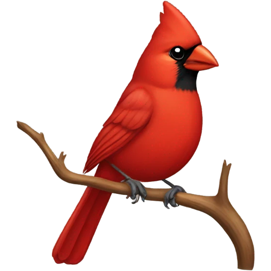 cardinal bird emoji