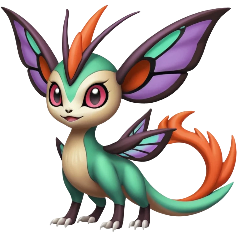 Meloetta-Noivern-Pokémon-Fakémon-creature emoji