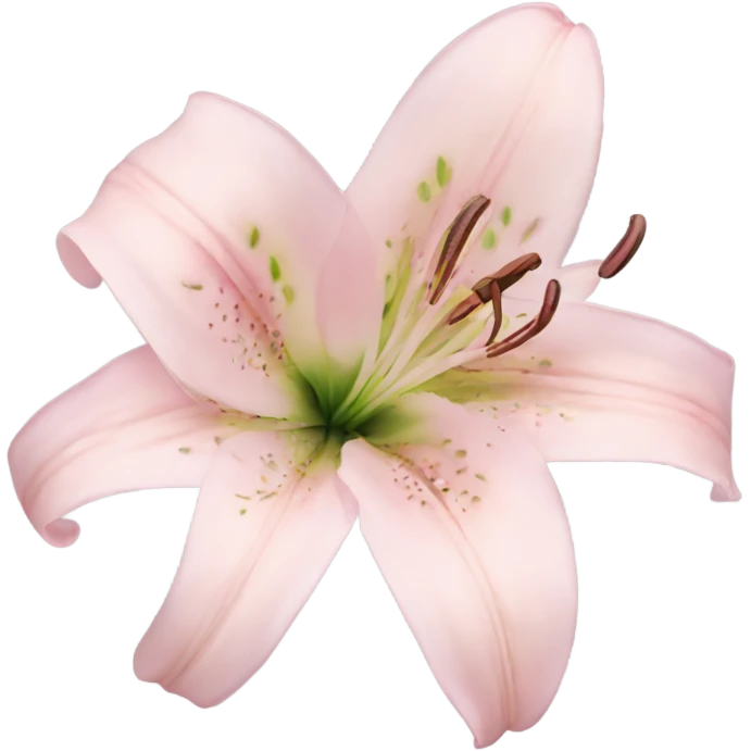 light pink lilium emoji