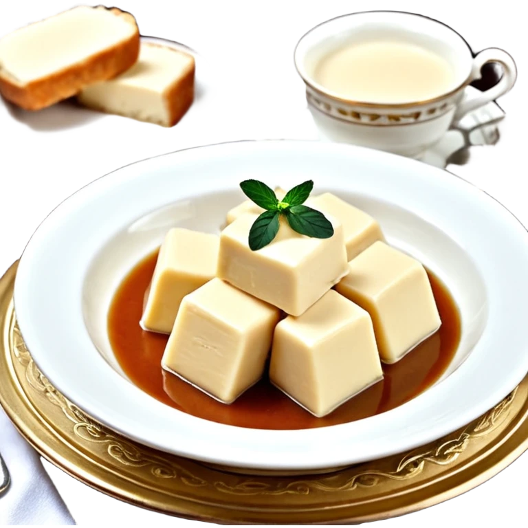 Кремова пушиста такса (боком)  emoji