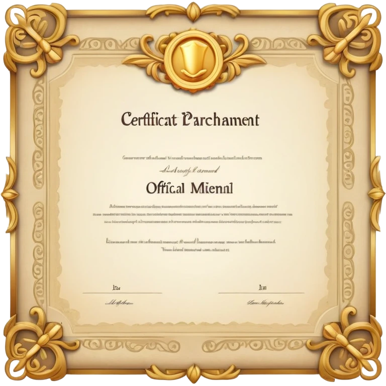 certificate  emoji
