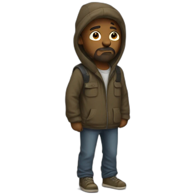 homeless emoji
