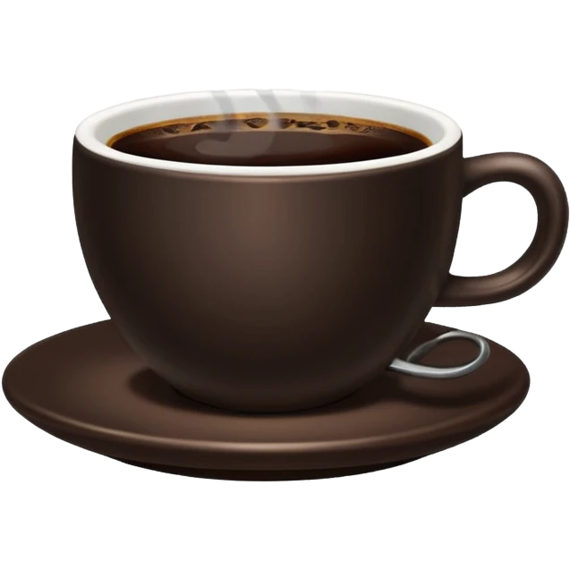 black coffee emoji