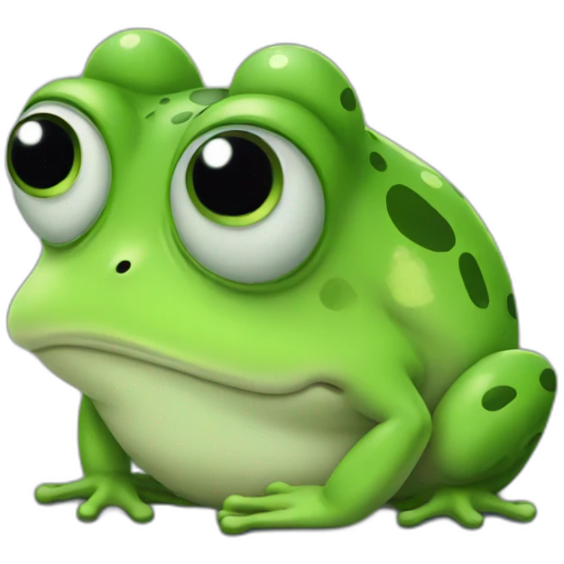 mr frog sad emoji