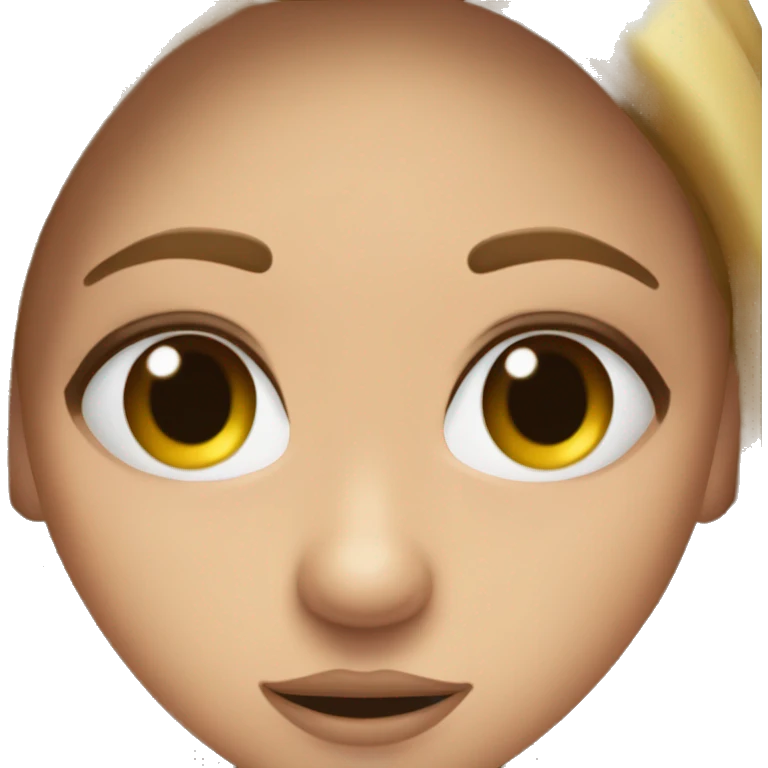skibidi toilet  de una chica de lentes piel blanca ojos marrones y pelo negro emoji