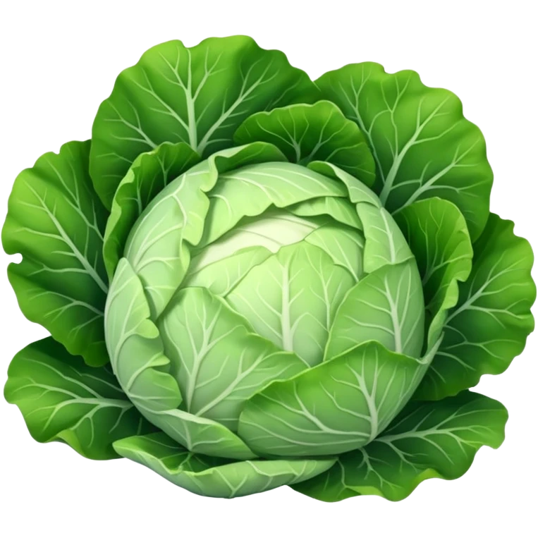 White cabbage emoji