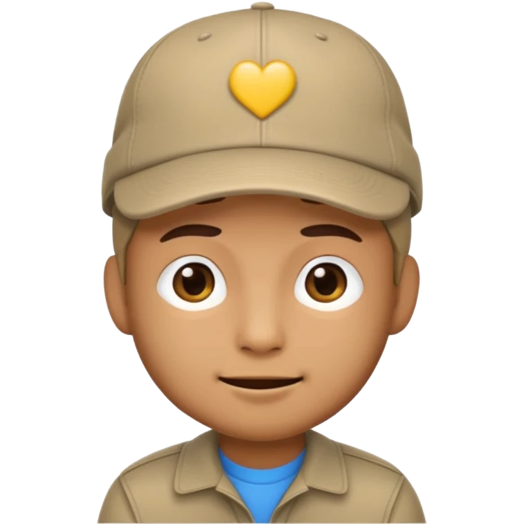 Make me a Chibi-style emoji - a guy in a cap emoji