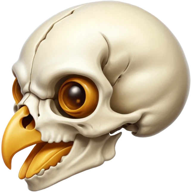 Chicken skull  emoji
