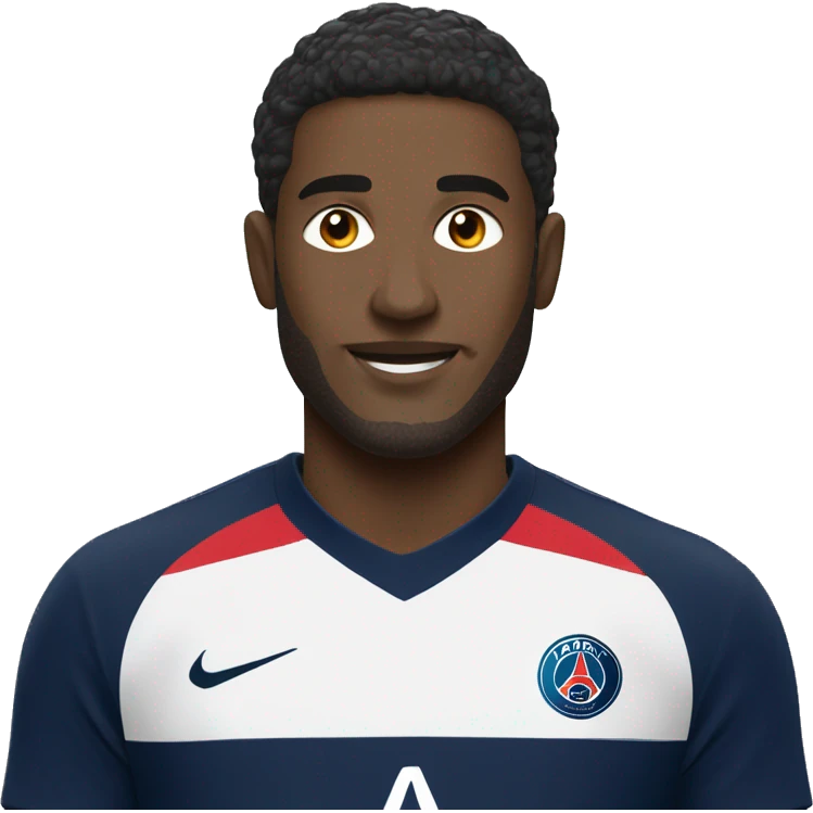 Joueur de football psg emoji