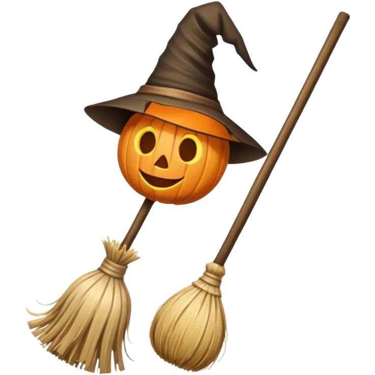 witch's broom emoji