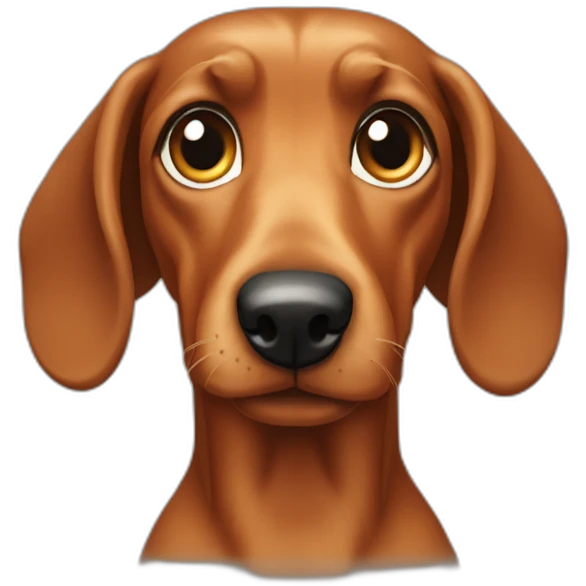 teckel a poil dur emoji