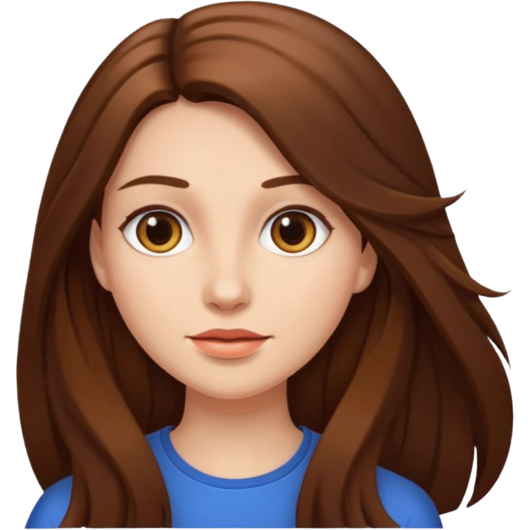 Wife long hair emoji