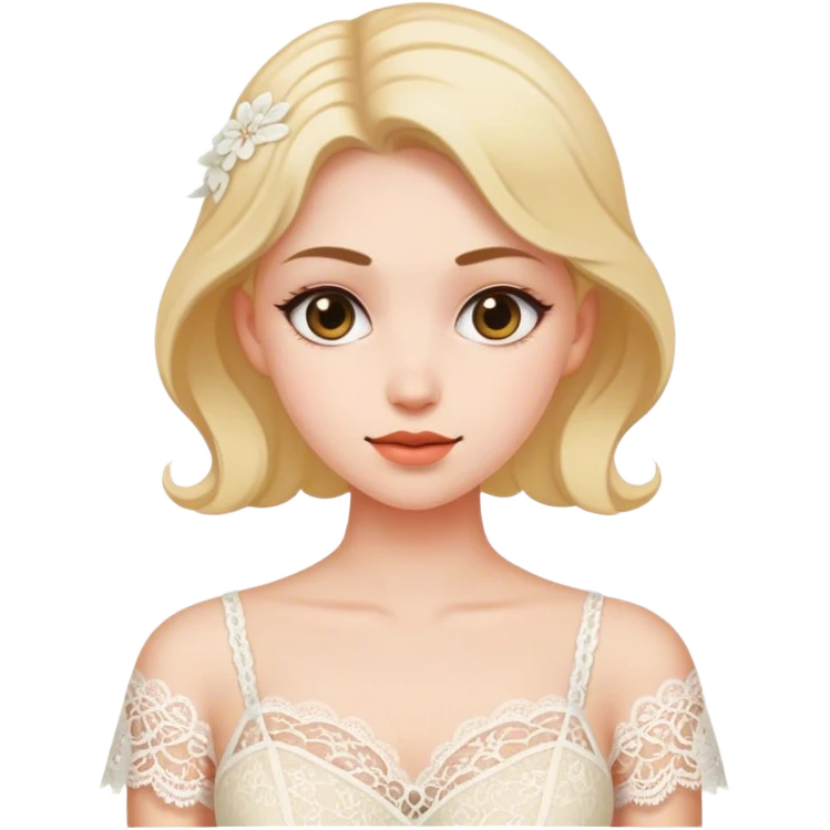 top with lace emoji