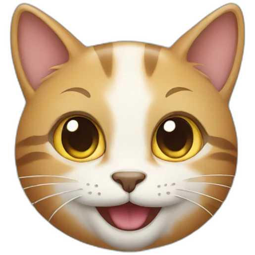 Cat smiling emoji
