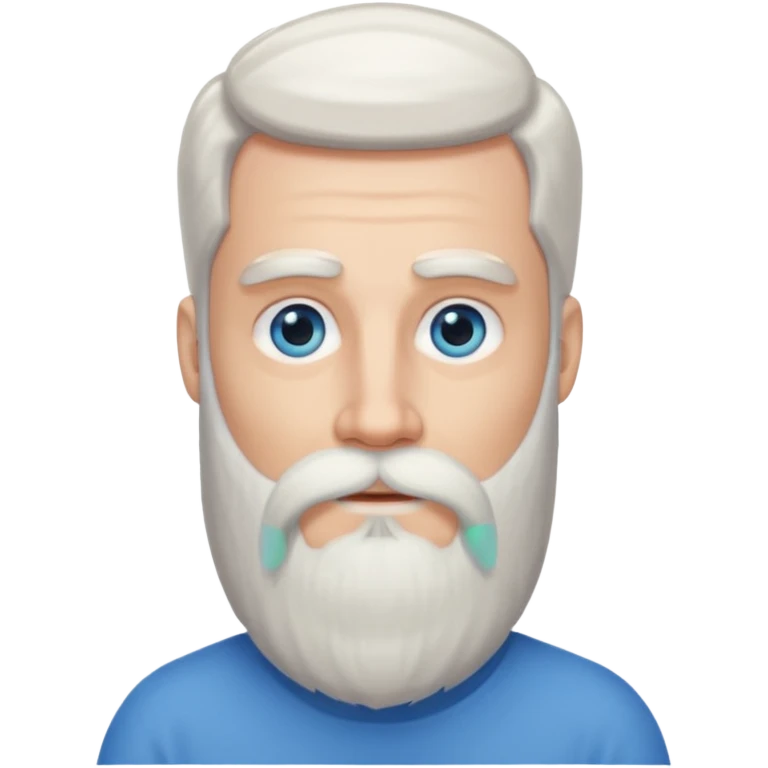 White man with a long beard emoji