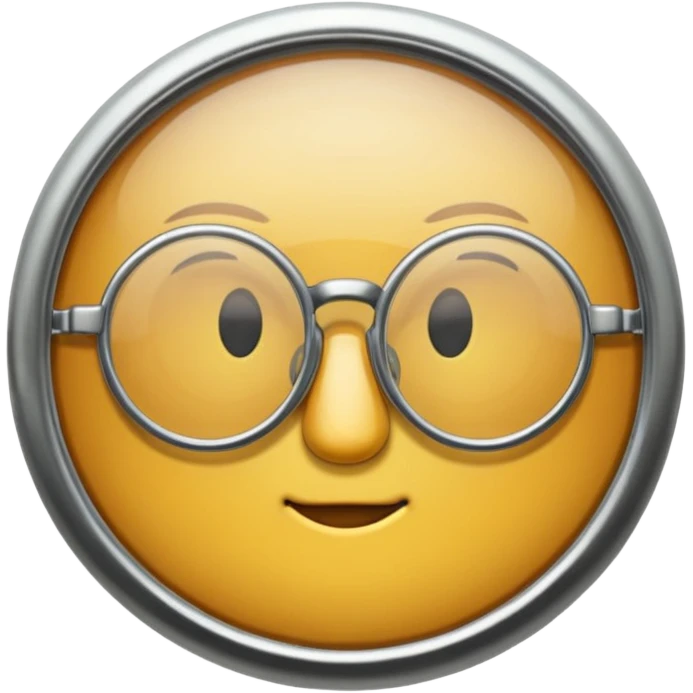 Monacle glasses emoji