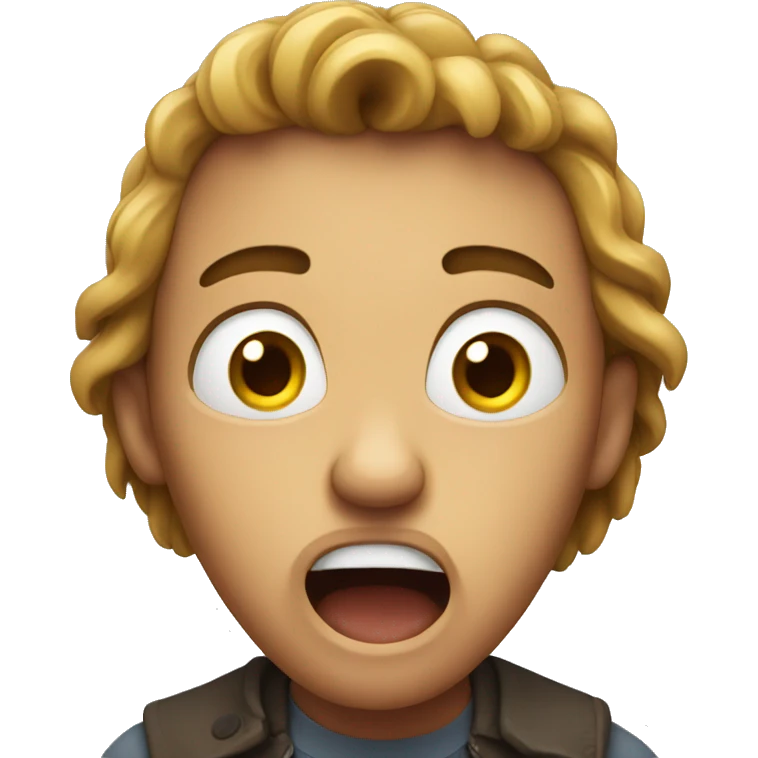 Scared emoji