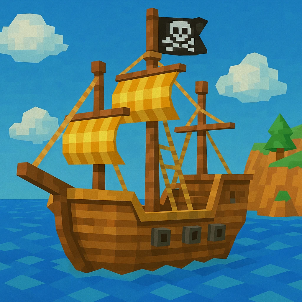 pirate ship emoji