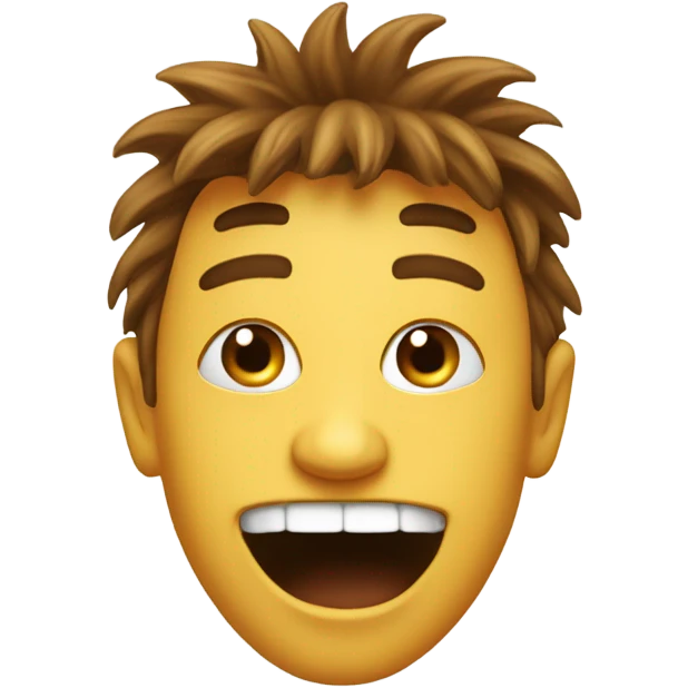 crazy head coming out of toilet emoji