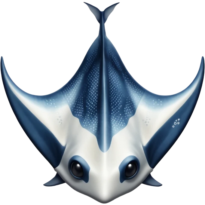 manta ray from above emoji
