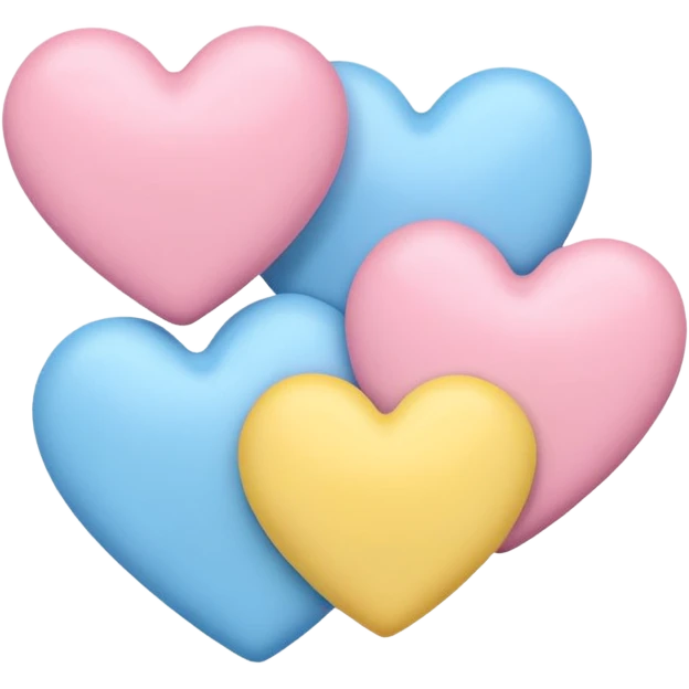 Pastel hearts  emoji