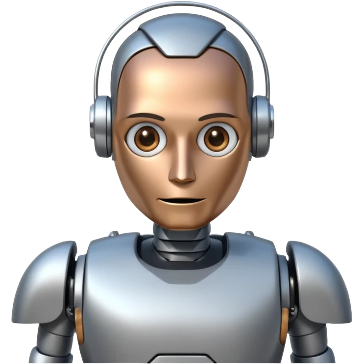robot teacher with broad emoji