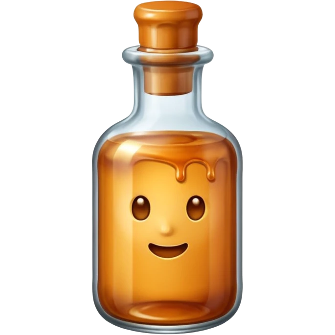 caramel in bottle emoji
