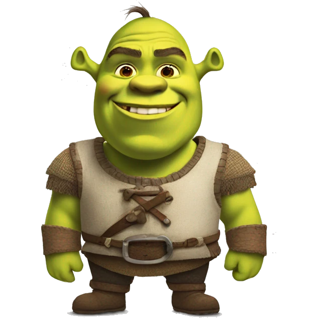 Shrek with a gyatt  emoji