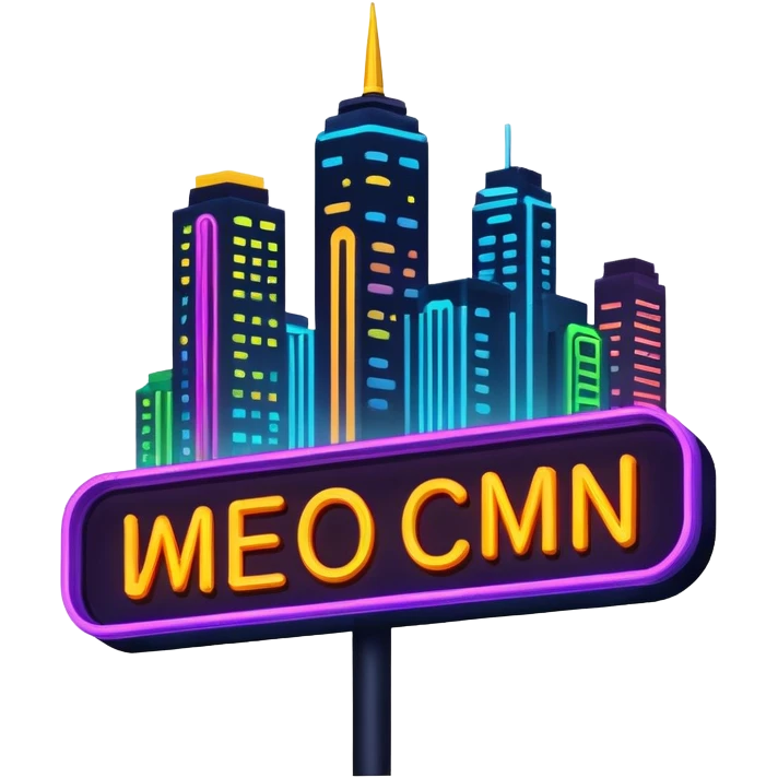 nighttime city sign  emoji