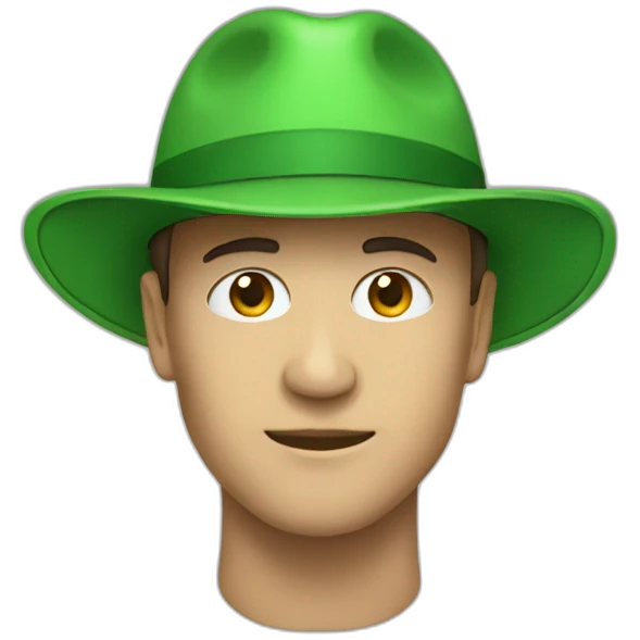 green hat emoji