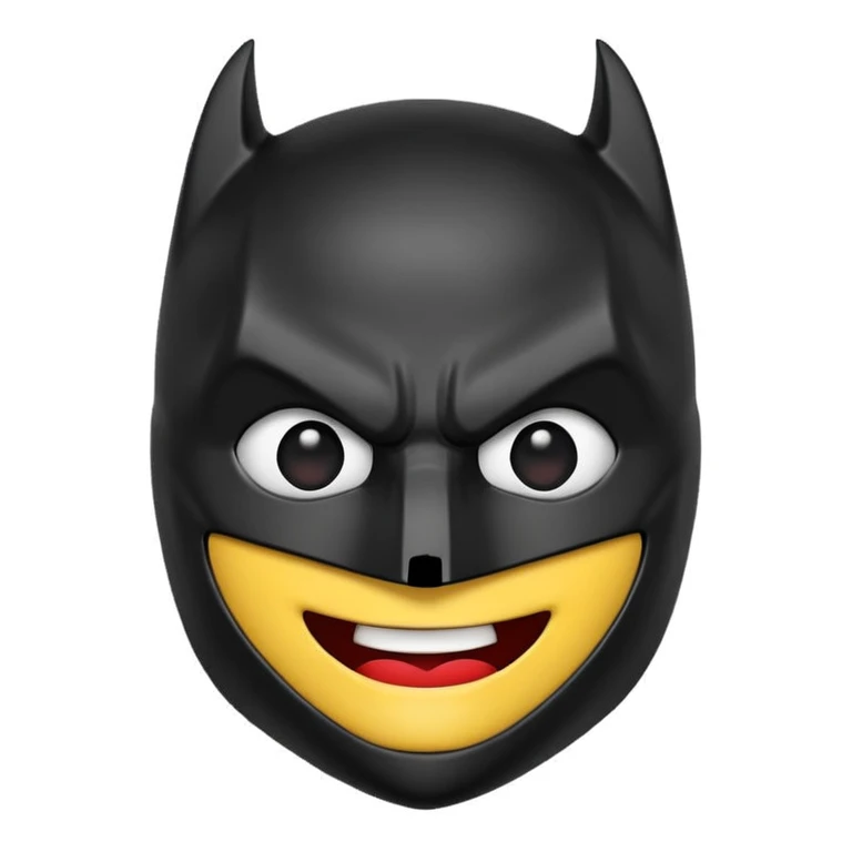 Batman emoji with heart eyes  emoji