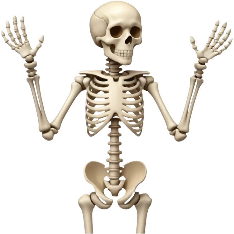 This action 🤷‍♂️ but as a skeleton emoji