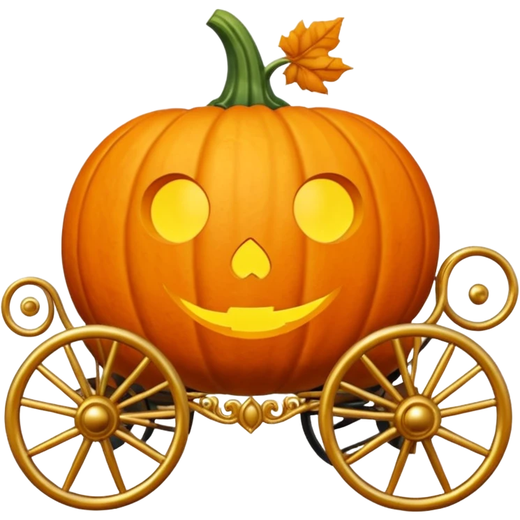 pumpkin carriage emoji