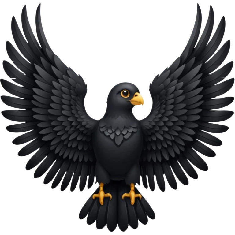 black wings emoji