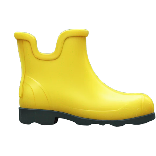 Tulips in yellow rain boot  emoji
