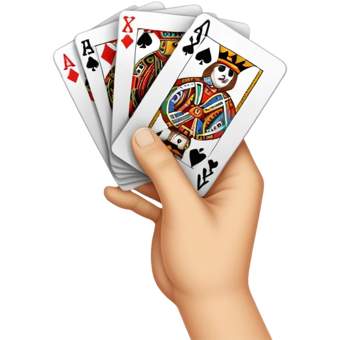 Tap the card letters emoji