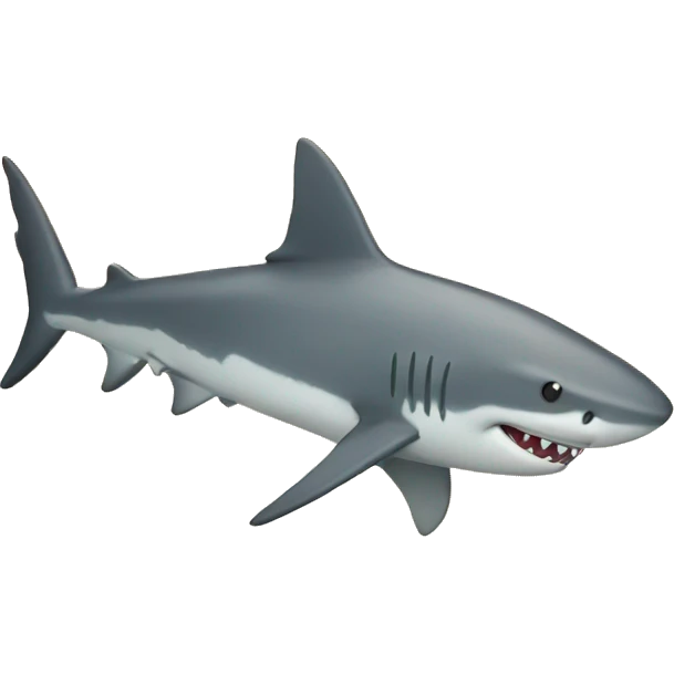 shark with map emoji