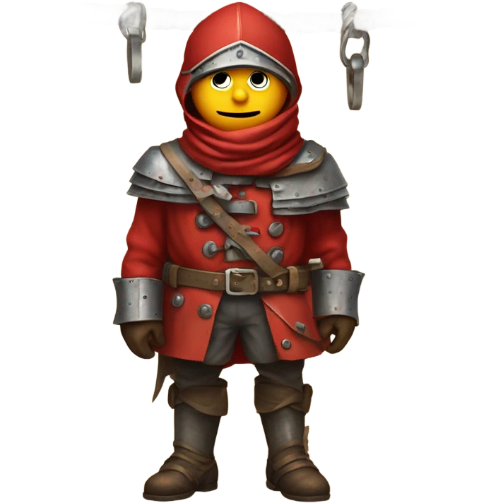 the red baron on the gallows from the game The Witcher 3 emoji