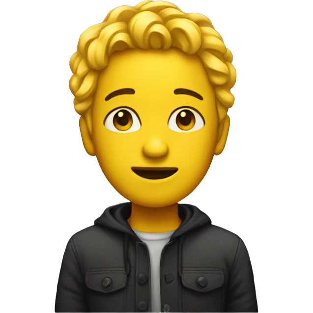 an artist yellow emoj emoji