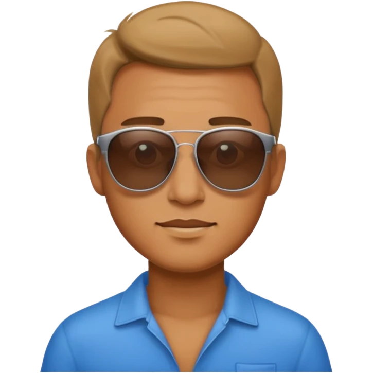 hombre acostado con lentes de playa  emoji